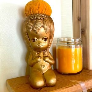 Big Eyes Angel vintage pin cushion.